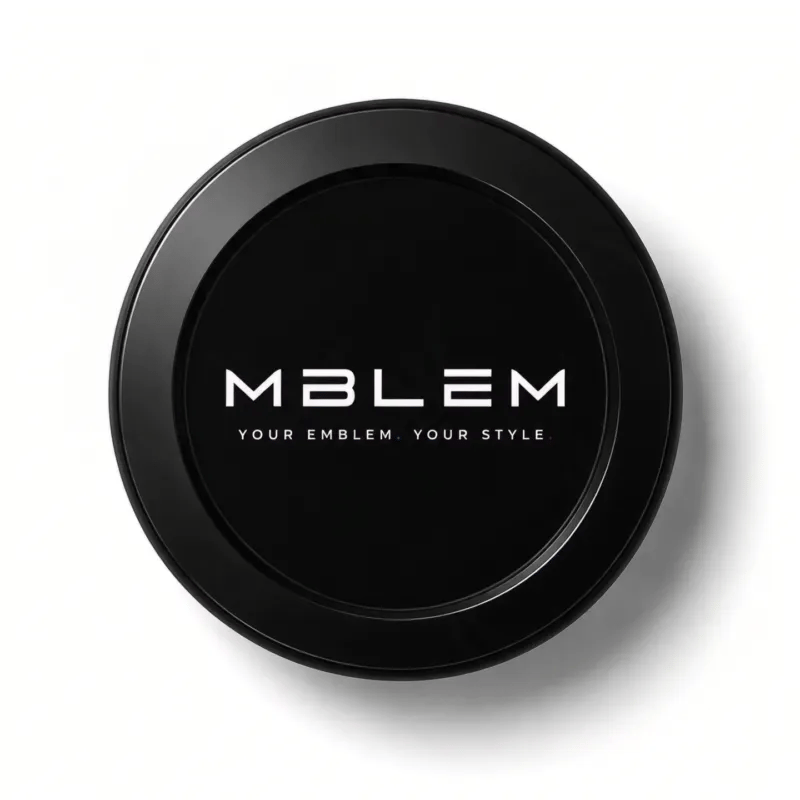 Mblem Animated LED Car Emblem — Digital Badge (74mm / 82mm)
