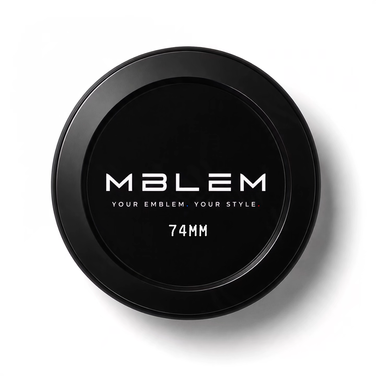 Mblem Animated LED Car Emblem — Digital Badge (74mm / 82mm)